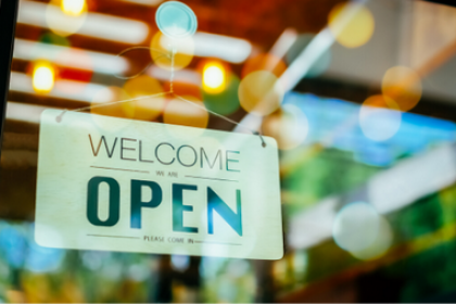 open for business